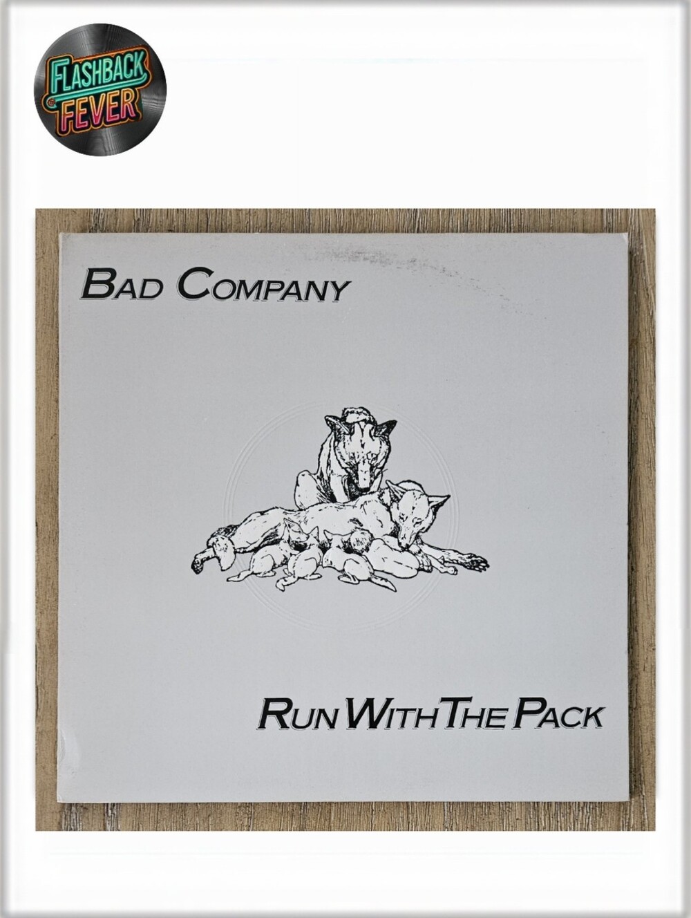 BAD COMPANY•Run With The Pack•1976 US (#SS 8415) Shelley Products Pressing